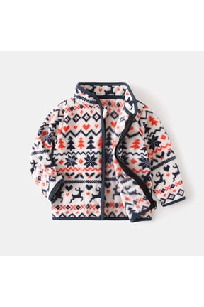 Wancir Girls Full Zip Fleece Jacket Sherpa Outwear Coat Fall Winter for 3-8Y