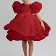 thumbnail image 1 of Wancir Girls Princess Tulle Lace Flower Pageant Dress Puffy Floor Length Wedding Bridesmaid Dress Party Tutu Maxi Gown, 1 of 9