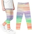 thumbnail image 1 of Wancir Girls Prints Leggings Casual Yoga Pants Tights Trousers for Kids in 4t to 13 Years, 1 of 5