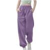 Wancir Girls Sweatpants Baggy Teen Girls High Waisted Cinch Bottom Pants Yoga Workout Cute Sweats Pants with Pockets