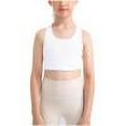 thumbnail image 1 of Wancir Girls Tank Tops Double Lined Crop Tops for Kids Sleeveless High Neck Racerback Dance Tops for Girls Athletic, 1 of 9
