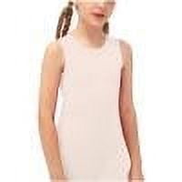 Wancir Girls Tank Tops Double Lined Crop Tops for Kids Sleeveless High Neck Racerback Dance Tops for Girls Athletic