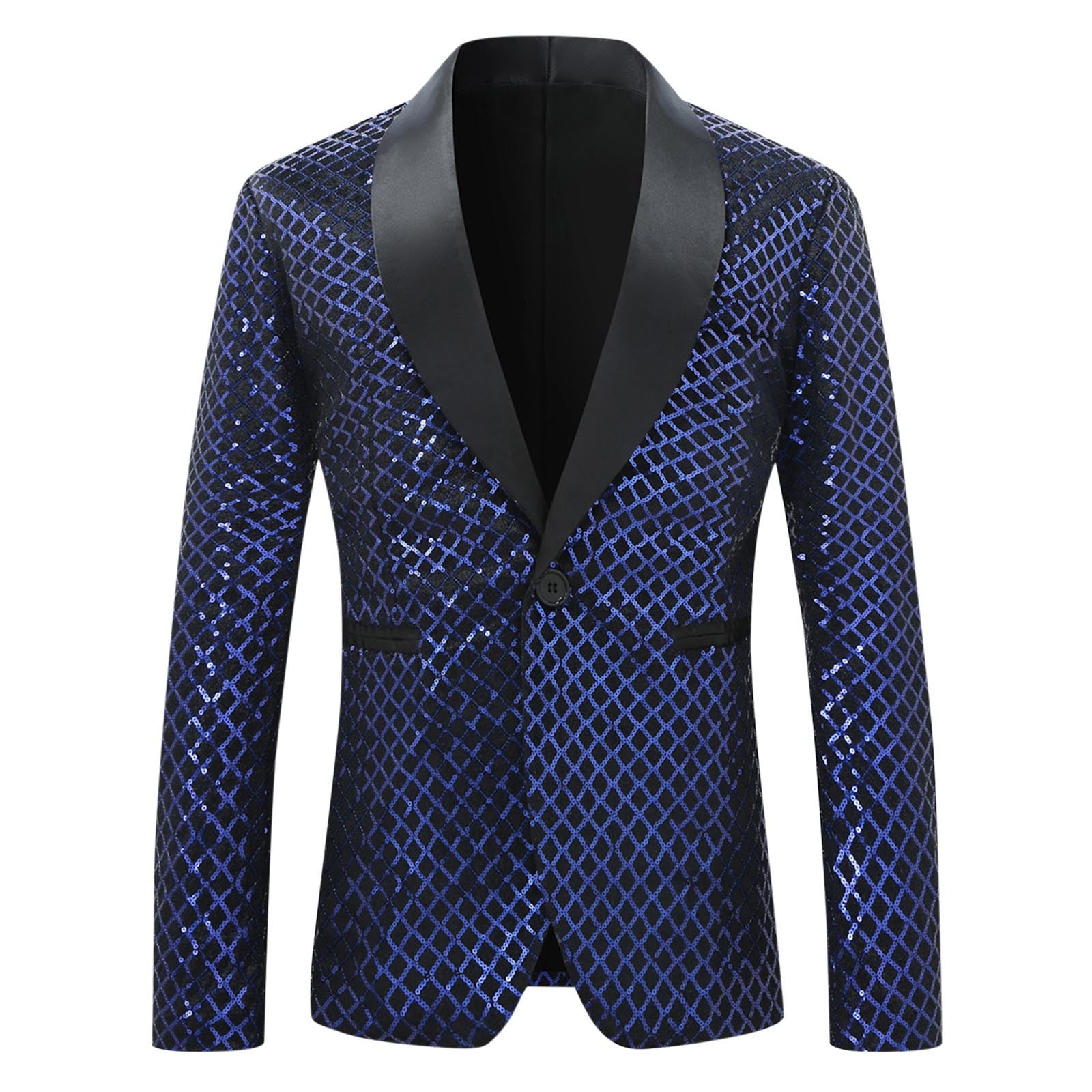 Blue Metallic Jacket Blue Metallic Jacket