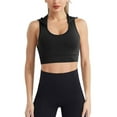thumbnail image 1 of Wancir Hooded Yoga Bra with Built-In Padding - Seamless Support & Moisture Control, 1 of 7