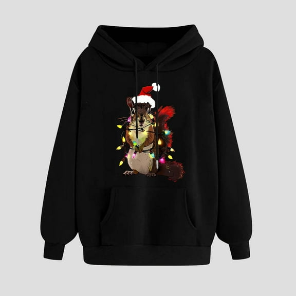 Wancir Hoodies for Women Fashion Hem Drawstring Casual Long Sleeve Sweatshirts Tops with Pockets