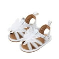 thumbnail image 1 of Wancir Infant Baby Boys Girls Classic PU Leather Wedding Toddler Dress Shoes First Steps Walking Flat Lazy Crib Shoe, 1 of 7