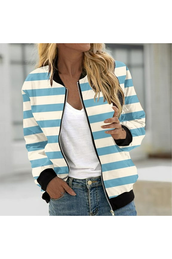 Wancir Jackets for Woman, Zip Front Nurse Jacket, 4-Way Stretch Fabric