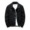 Wancir Jean Jacket For Men - Classic Trucker Style Slim Fit Casual Outerwear Button Down Cowboy Cut - Men's Denim Jacket