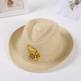 thumbnail image 1 of Wancir Kids Summer Straw Hat for Baby Infant Toddler Boys Fedora Beach Sun Hat, 1 of 3