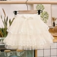 thumbnail image 1 of Wancir Kids Toddler Baby Girls Spring Summer Solid Ruffle Tulle Skirts Princess Skirts Girls Cotton Skirt, 1 of 3