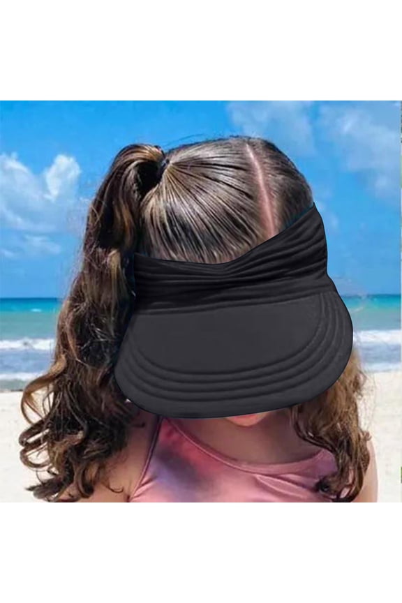 Wancir Kids Visor Sun Hat Adjustable Girls Tennis Hat Sports Boys Hat Travel Running Golf Visor Cap UPF 50+