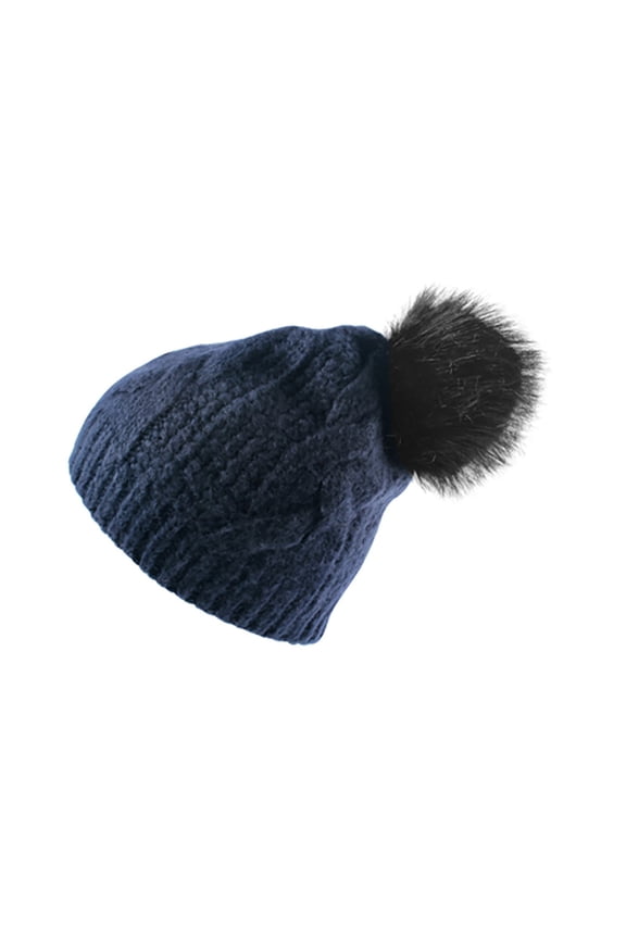 Wancir Knit Beanie Winter Hat, Thermal Thick Polar Fleece Snow Skull Cap for Men and Women