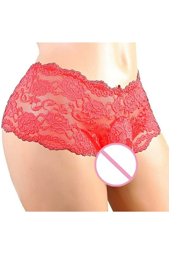 Wancir Lace Boyshorts Panties for Women, High Waisted Sexy Underwear Plus Size Soft Stretch Panties Full Coverage Boy Shorts