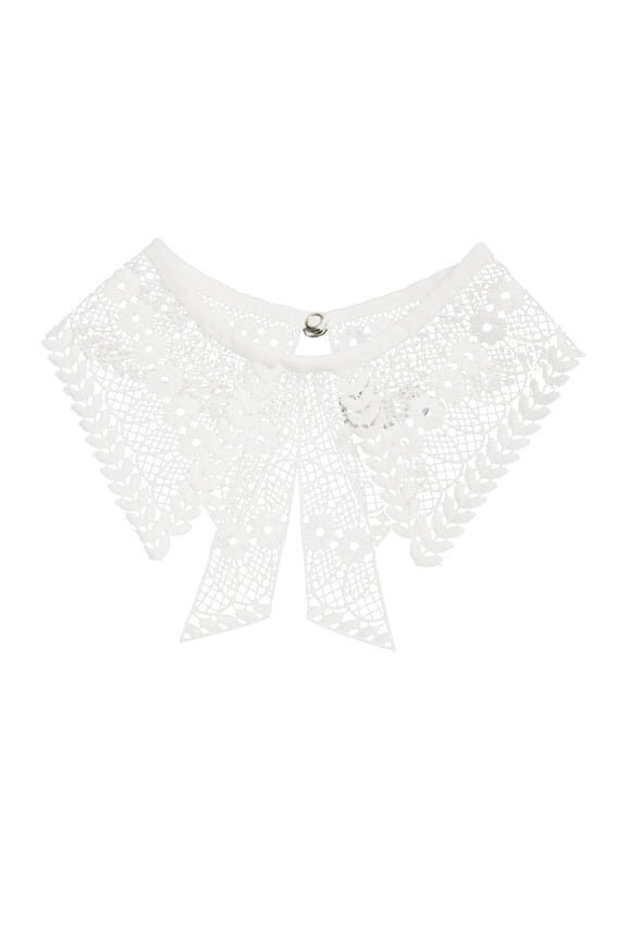 Wancir Lace False Collar, Women Detachable Fake Collar Fake Collar for Blouse Hoodie Sweater Coat