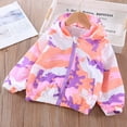 thumbnail image 1 of Wancir Little & Big Girls Zip Up Hoodie, Kids Full Zipper Hooded Fashion Sweatshirt, 1 of 3