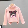 thumbnail image 1 of Wancir Little & Big Kids Soft Cotton Midweight Long Sleeve Turtleneck Shirts, 1 of 3