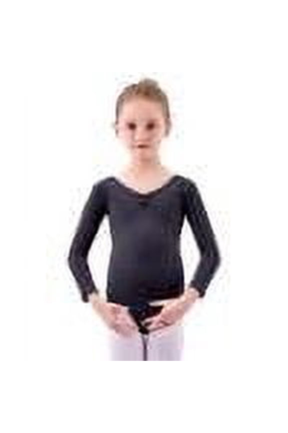 Wancir Long Sleeve Leotards for Girls Velvet Ballet Gymnastics Dancewear Bodysuit Outfit