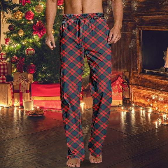 Wancir Lucky Brand Men's Pajama Pants – Ultra Soft Pajama Bottoms Lounge Pants for Men - Breathable Mens Sleep Pants (S-XXL).
