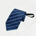thumbnail image 1 of Wancir Men's 3.15" Jacquard Polyester Tie Quick-Release Zipper for Business Meetings, 1 of 3