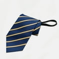thumbnail image 1 of Wancir Men's 3.15" Jacquard Polyester Tie Quick-Release Zipper for Business Meetings, 1 of 3