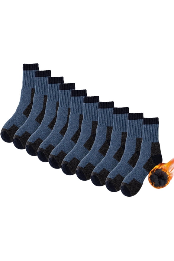 Wancir Men’s 5 Pack Athletic Socks,Comfy Cotton Full Cushion Casual Crew Socks