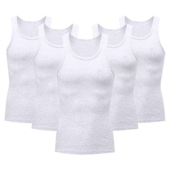 Wancir Men's 5-Pack Compression Shirt Set Ultra-Thin & High-Elasticity for Gym/Daily Training