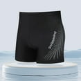 thumbnail image 1 of Wancir Men's Athletic Swim Jammers Quick Dry Square Leg Swim Briefs Colorblock Competitive Swimsuit, 1 of 3