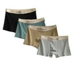 thumbnail image 1 of Wancir Men's Boxer Briefs, Soft and Breathable Cotton Underwear with ComfortFlex Waistband, 4 pack, 1 of 2