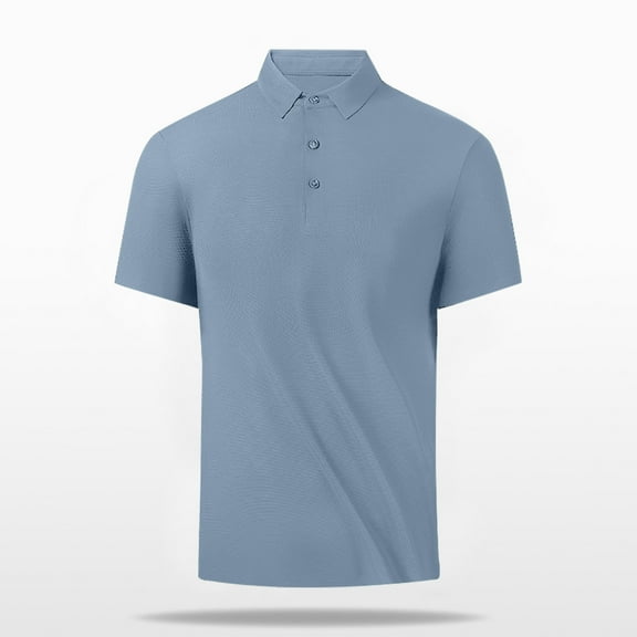 Wancir Men's Casual Henley Shirt Band Collar Short Sleeve Shirt Summer Beach Hippie Shirt