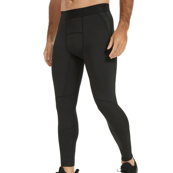 Wancir Men's Compression Pants Workout Athletic Leggings Running Gym Tights Elastic Quick Drying Cycling