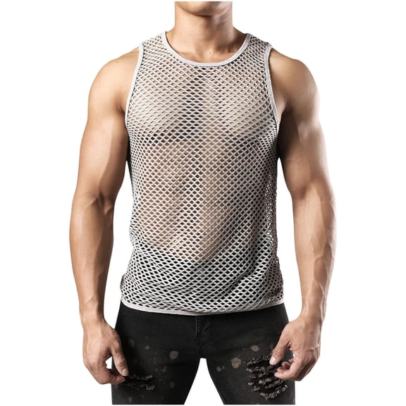 Wancir Men's Compression Shirt for Body Shaper Slimming Vest Tight Tummy Underwear Tank Top