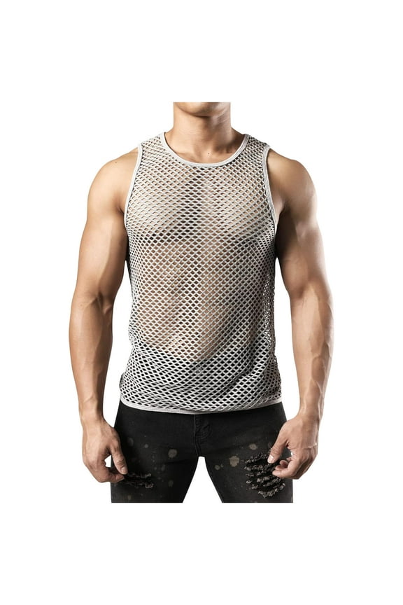 Wancir Men's Compression Shirt for Body Shaper Slimming Vest Tight Tummy Underwear Tank Top