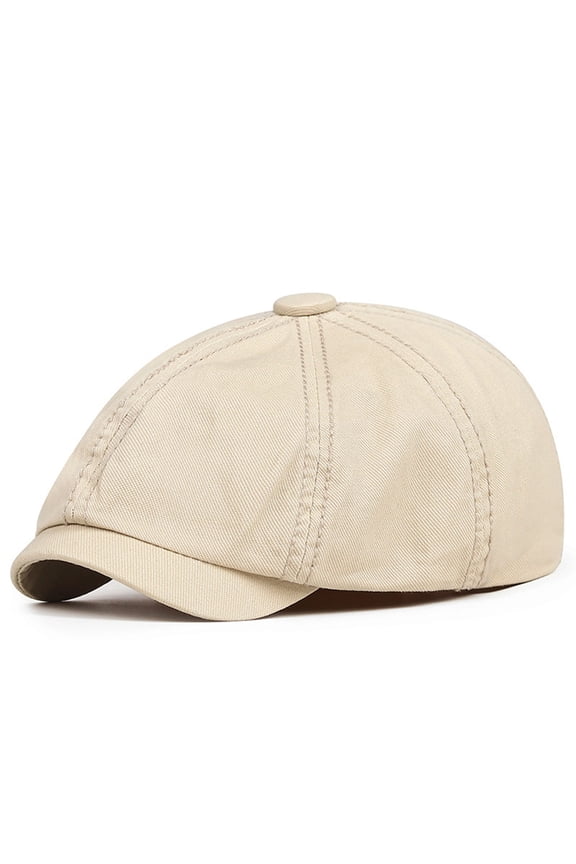 Wancir Men's Cotton Flat Ivy Gatsby Newsboy Driving Hat Adjustable Irish Cabbie Ivy Driving Hunting Cap