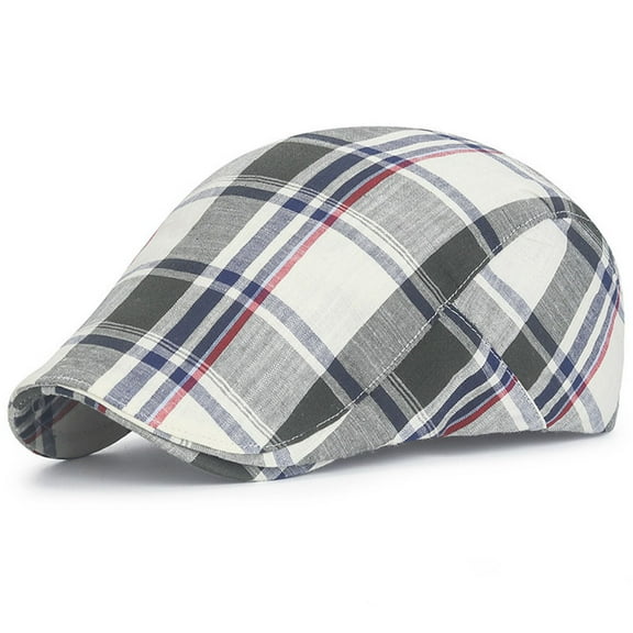 Wancir Men's Cotton Flat Ivy Gatsby Newsboy Driving Hat Adjustable Irish Cabbie Ivy Driving Hunting Cap