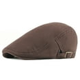 thumbnail image 1 of Wancir Men's Cotton Newsboy Hats Flat Ivy Gatsby Cap Irish Cabbie Ivy Driving Hunting Hat, 1 of 5