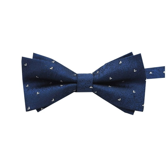 Wancir Men's Retro Solid Color Wool Evening Gown Bow Tie Pre-tie Party Cashmere Bowties