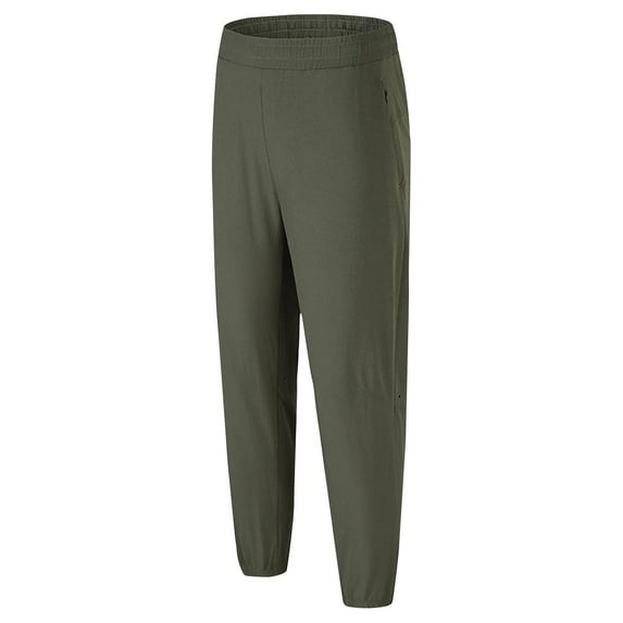 Wancir Men's Lightweight Pants with Pockets Quick Dry Workout Athletic Travel Pants