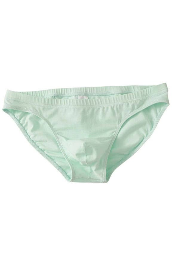 Wancir Men's Low Waist Breathable Soft Underpant Classic Comfy Stretchy Hip Briefs Bikini Sexy T Back Underwear