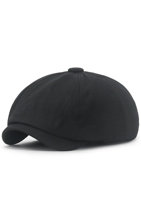 Wancir Men's Plaid Pattern Flat Cap Newsboy Hat Beret Cabbie Cap Hat for Men Newsboy Cap Mens Hats