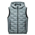 thumbnail image 1 of Wancir Men's Puffer Vest Outerwear Winter Zipper Quilted Puffy Sleeveless Jacket Outdoor Size M to 8XL, 1 of 3