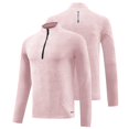 thumbnail image 1 of Wancir Men's Quarter Zip Pullover Sweats Long Sleeve Active Performance Shirt Athletic Quick Dry Tops, 1 of 6