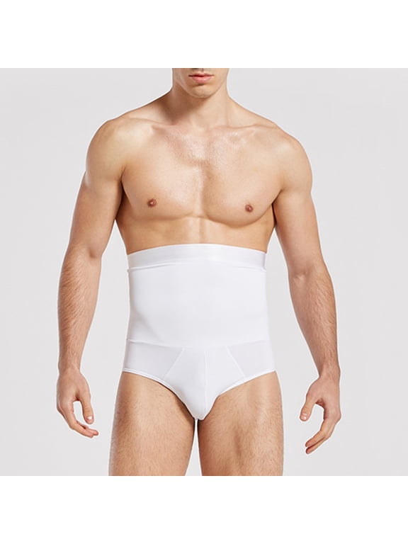 Wancir Men's Sheer Compression Underwear Semi-Transparent Body Shaping Design with Elastic Waistband for Workout & Daily Wear