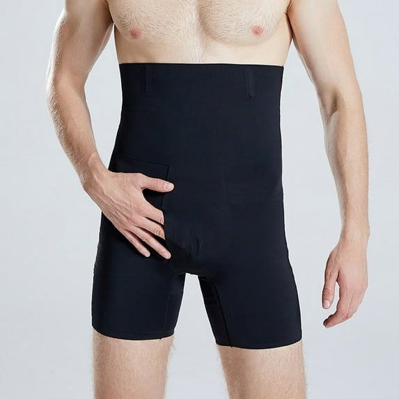 Wancir Men's Sheer Compression Underwear Semi-Transparent Body Shaping Design with Elastic Waistband for Workout & Daily Wear