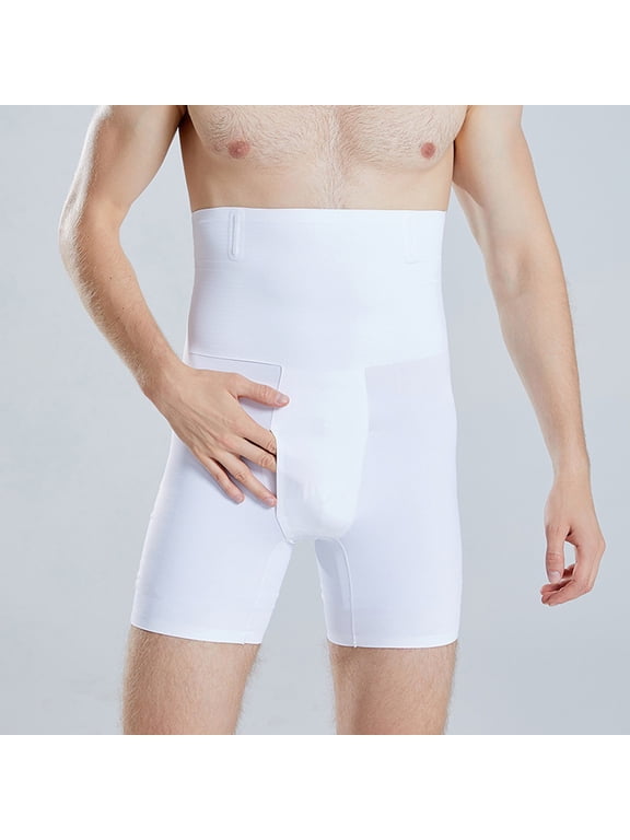Wancir Men's Sheer Compression Underwear Semi-Transparent Body Shaping Design with Elastic Waistband for Workout & Daily Wear