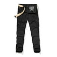 thumbnail image 1 of Wancir Men's Solid Color Multi-pocket Washed Cargo Pants Outdoor Casual Pants, 1 of 2
