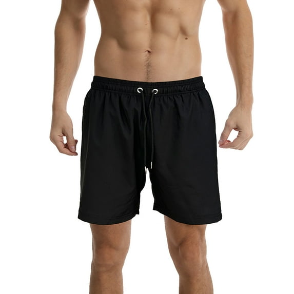 Wancir Men's Sweat Shorts 7" Drawstring Elastic Waist Gym Workout Shorts Casual Athletic Jogger Knit Shorts with Pockets