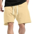 thumbnail image 1 of Wancir Men's Sweat Shorts Drawstring Elastic Waist Gym Workout Shorts Casual Athletic Jogger Knit Shorts with Pockets, 1 of 6