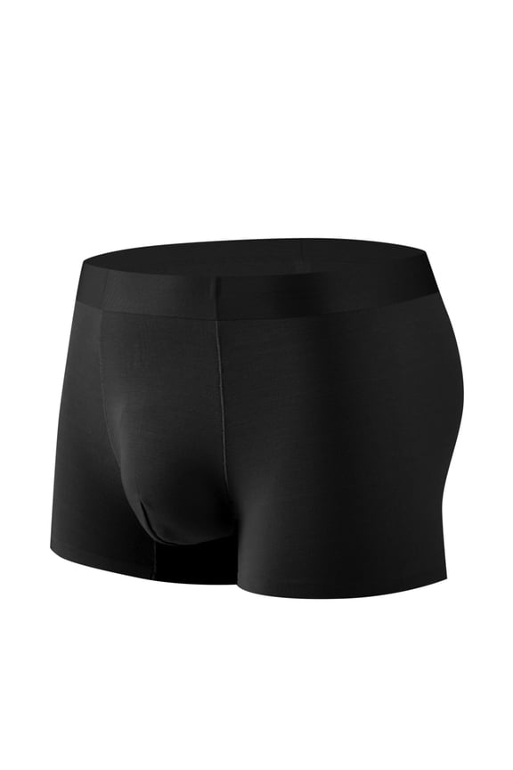 Wancir Men's Trunks Underwear Breathable Modal Trunks Underwear Tagless Boxer Briefs Separate Pouch