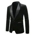 thumbnail image 1 of Wancir Men's Tuxedo Jacket Slim Fit Shawl Lapel Blazer Suit Jackets for Party Prom Wedding Dinner, 1 of 3