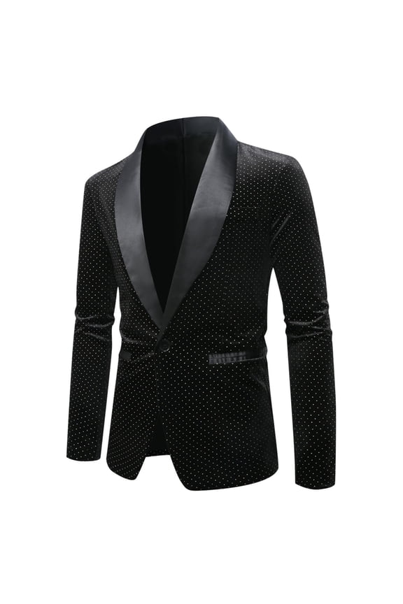 Wancir Men's Tuxedo Jacket Slim Fit Shawl Lapel Blazer Suit Jackets for Party Prom Wedding Dinner